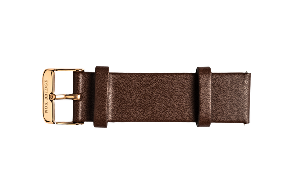 NOX-BRIDGE Eco-Friendly Recyclable Izar Brown Leather Strap