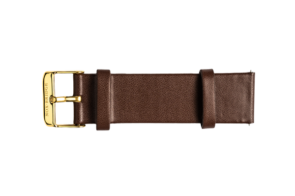 NOX-BRIDGE Eco-Friendly Recyclable Izar Brown Leather Strap