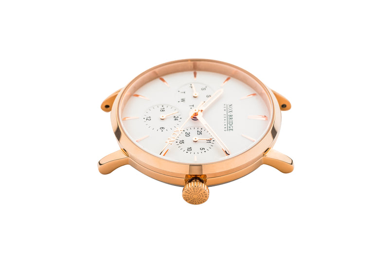 Classic Vegan Leather Rose Gold Collection + Watch